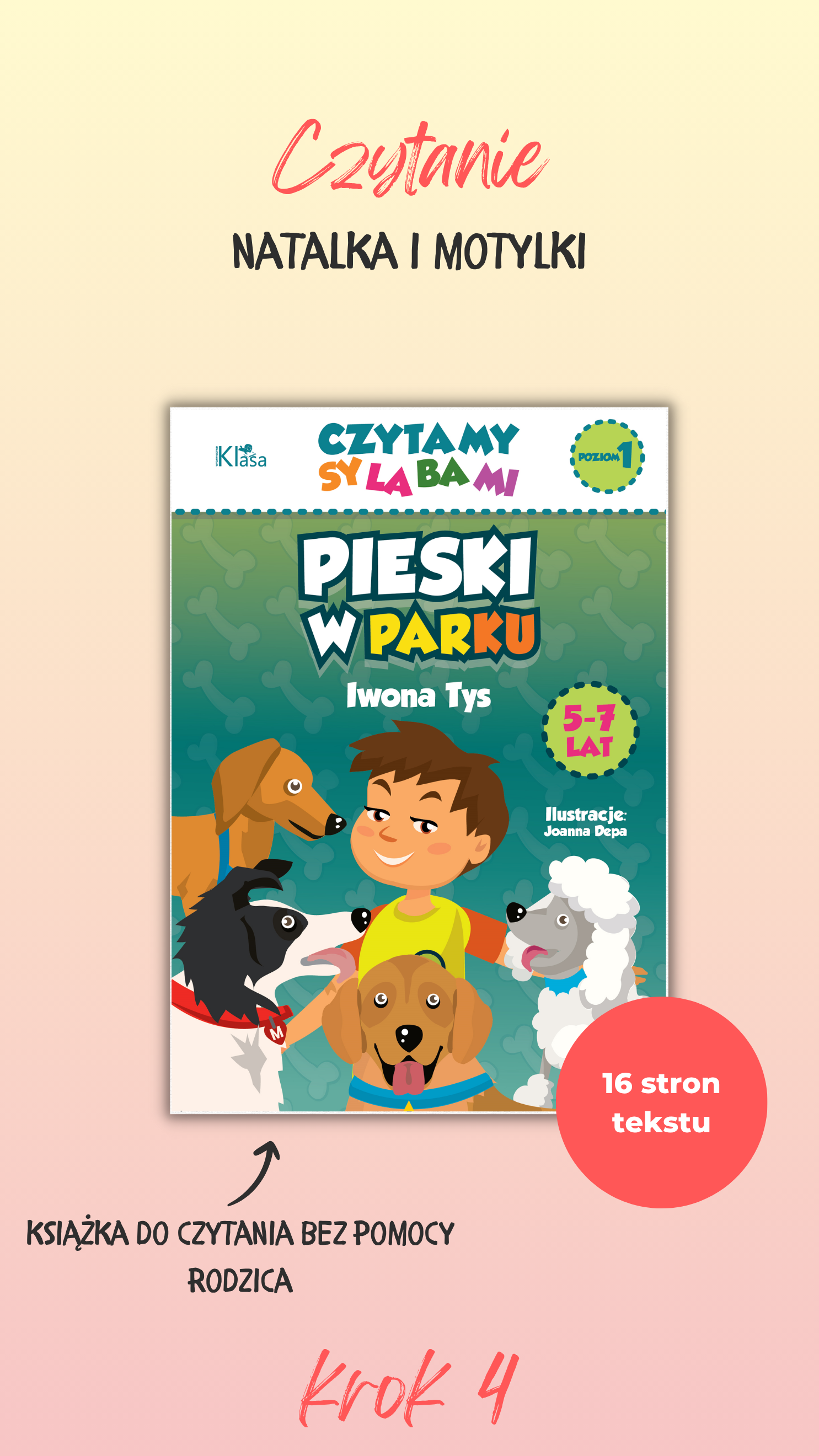 Czytamy sylabami - Pieski w parku