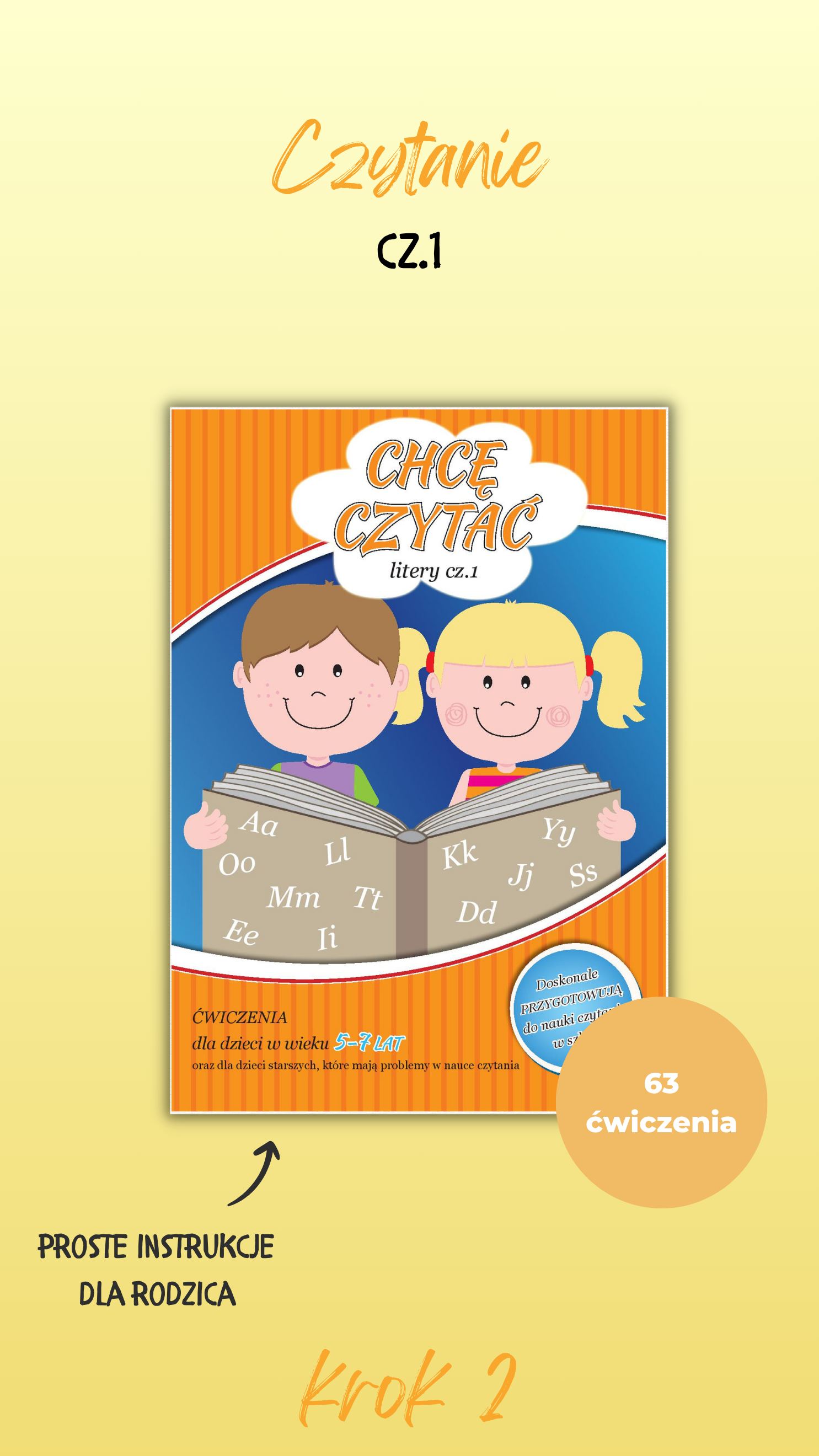 Chcę czytać - litery cz.1